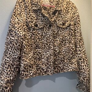 Tommy Bahama Leopard Print linen Jacket